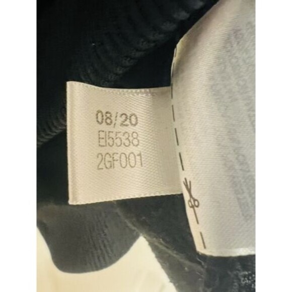 Adidas Men Hoodie Small Black Logo Spellout Aeroready Fleece Pullover GUC - Picture 7 of 9